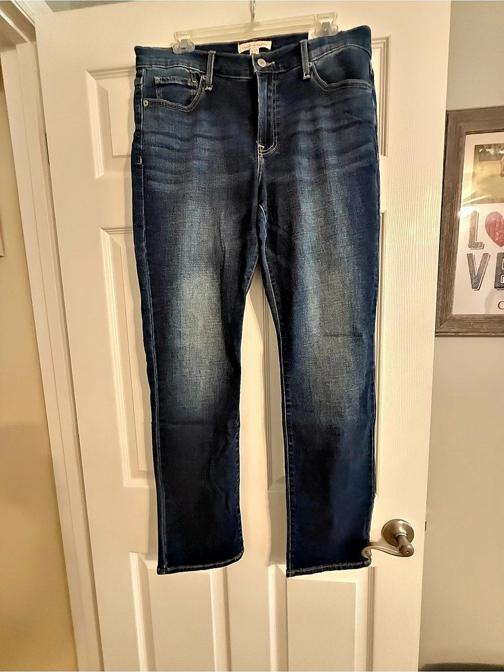 Lucky Brand Sweet Mid Rise Straight Women's Straight Leg Jeans Waist 14/32 NWT